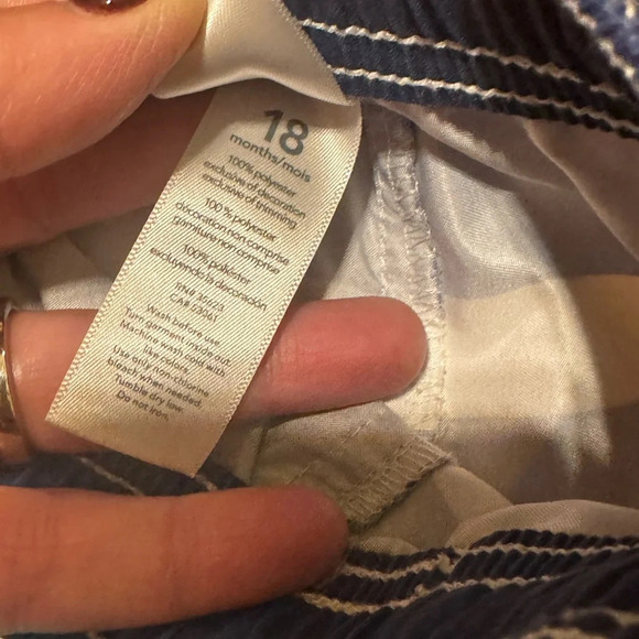 Carter’s Kids Striped Bathing Suit Drawstring Sz 18 Months - Picture 5 of 6